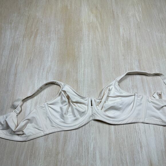Cacique by Lane Bryant Cream Lightly Lined Full Coverage Underwire Bra 46C - Picture 5 of 13